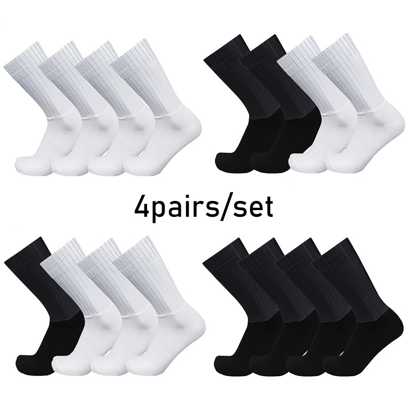 Sock Garter Men - Calze da Ciclismo in Silicone 2026,