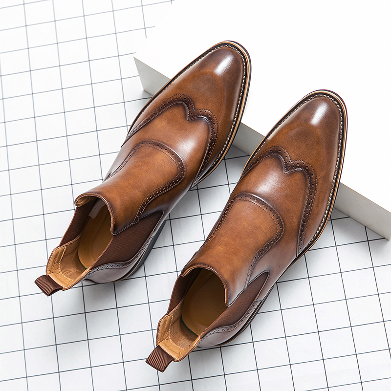 Men Formal Wear With Boots - Stivali chelsea moda uomo stile britannico