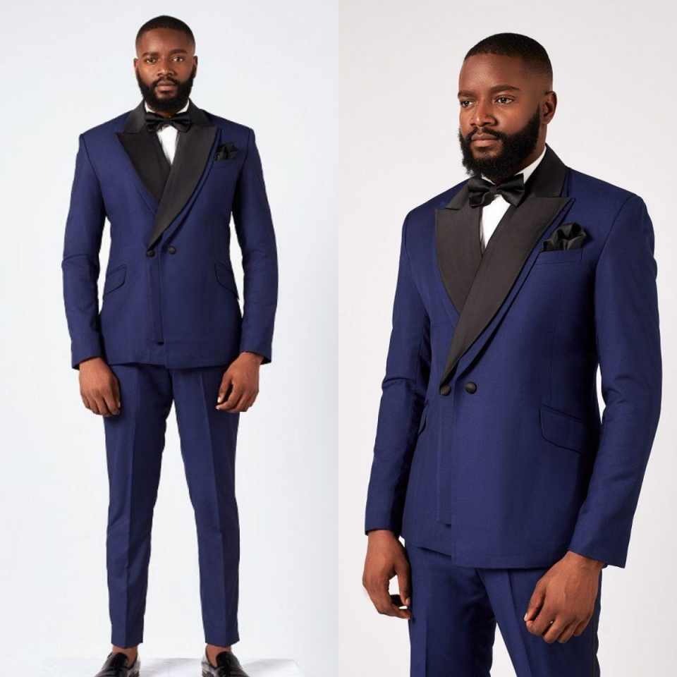 Men Formal Wear Modern - Smoking da Matrimonio Formale con Risvolto