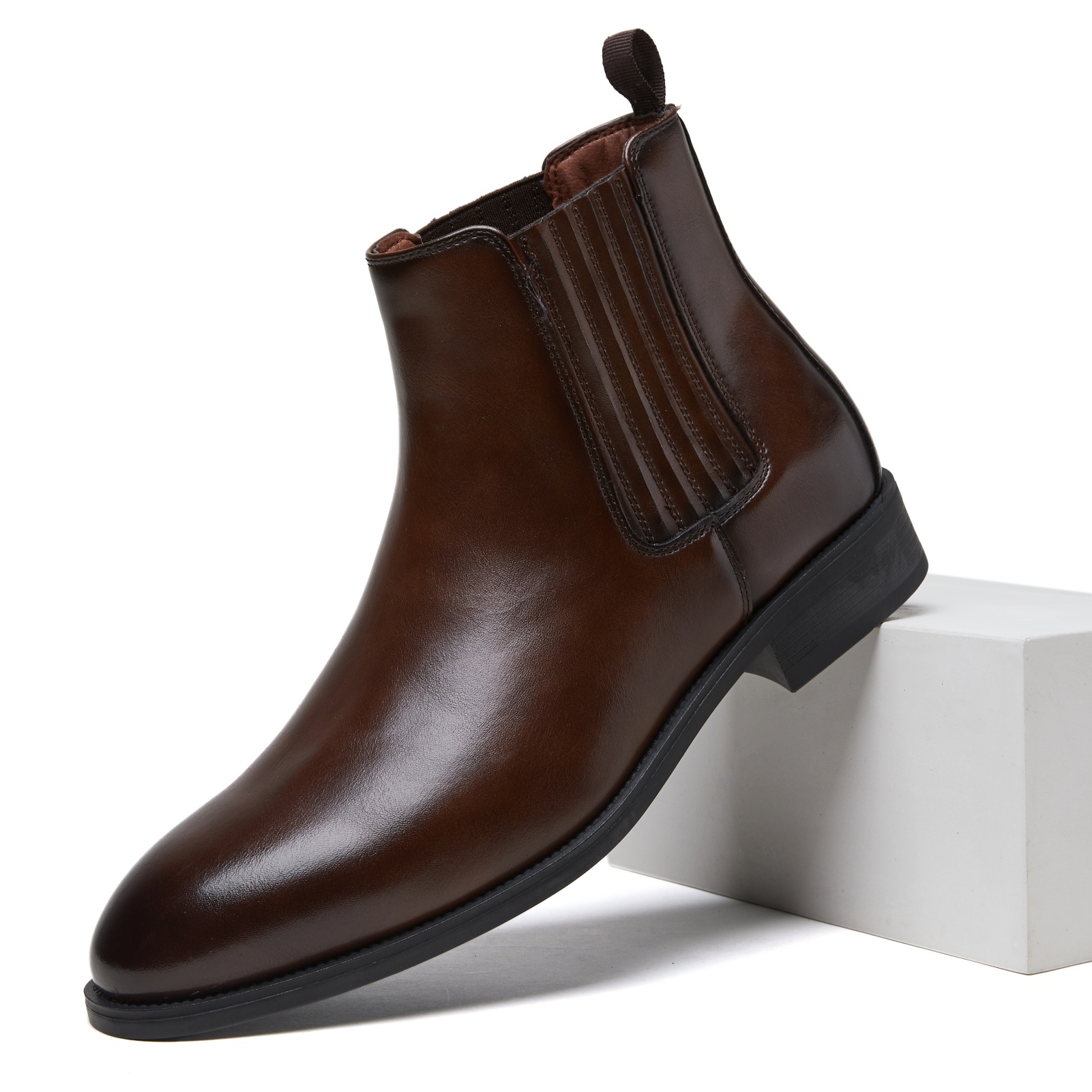 Men Formal Wear With Boots - Desai Stivali Chelsea Classici da Uomo