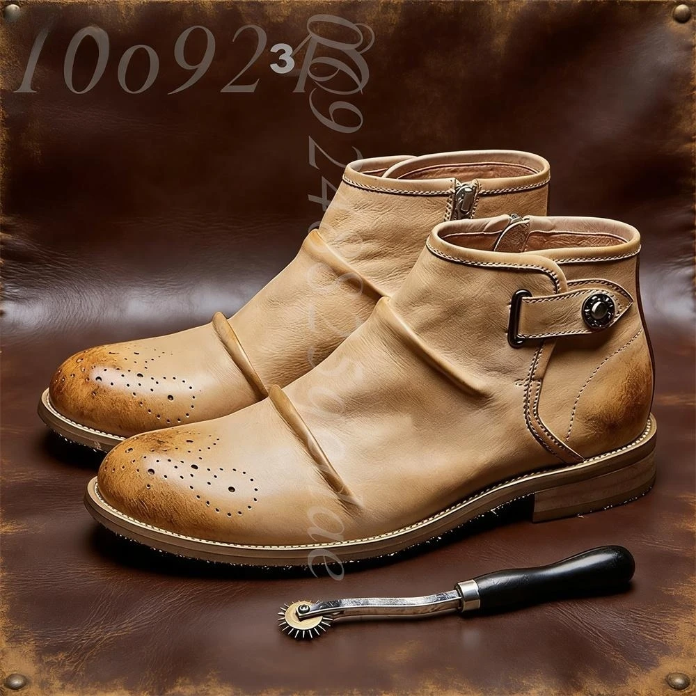 Stivaletti da Uomo con Punta B - Formal Men Daily Wear Footwear recensione e prezzo