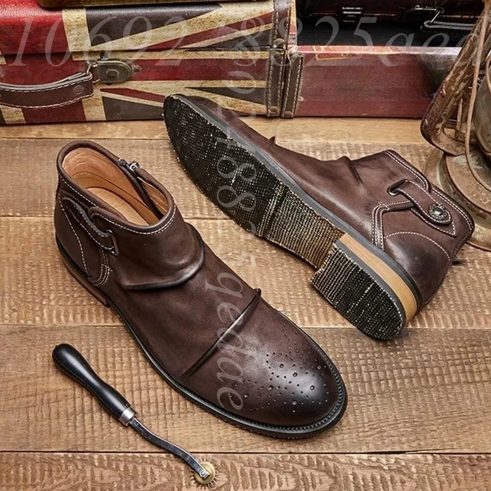 Stivaletti da Uomo con Punta B - Formal Men Daily Wear Footwear recensione e prezzo