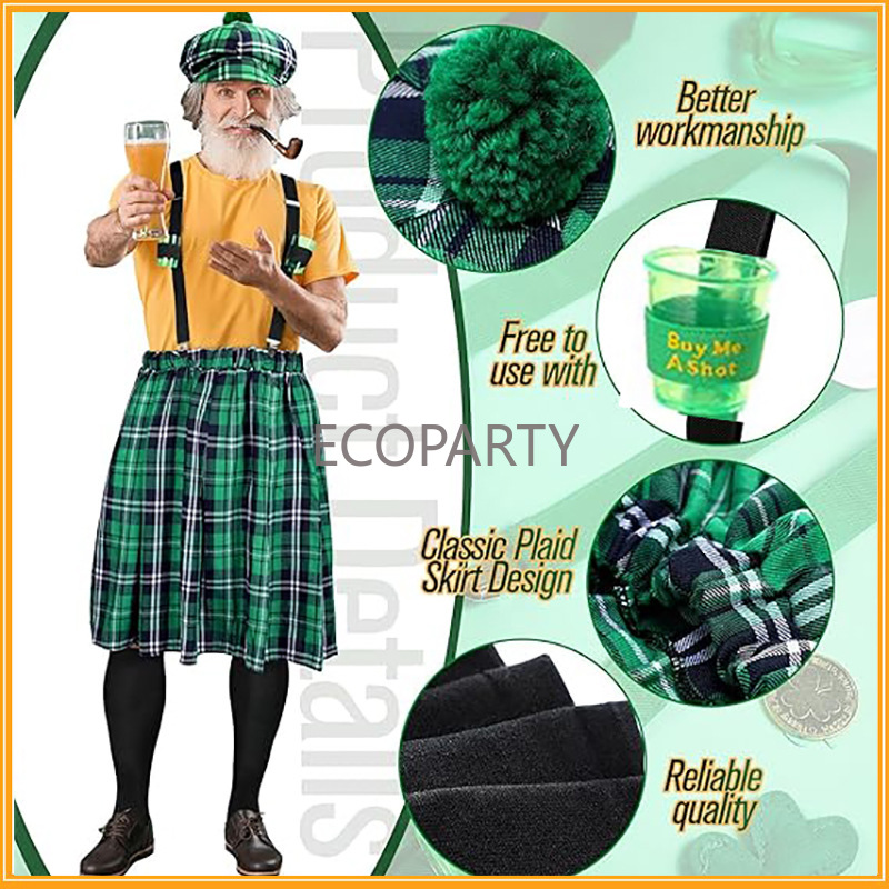 Set di costumi per il giorno d - Sock Garter Men recensione e prezzo
