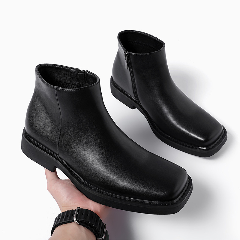 Moda di lusso Nero Uomo Scarpe - Men Formal Wear With Boots recensione e prezzo