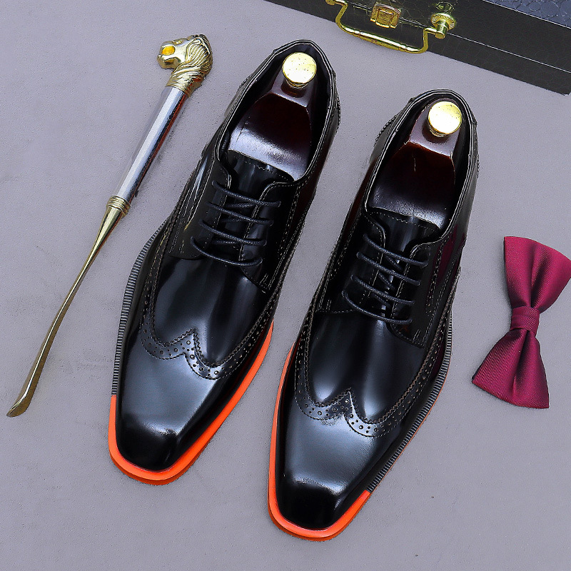 Scarpe Oxford da Uomo in Vera  - Formal Men Daily Wear Footwear recensione e prezzo
