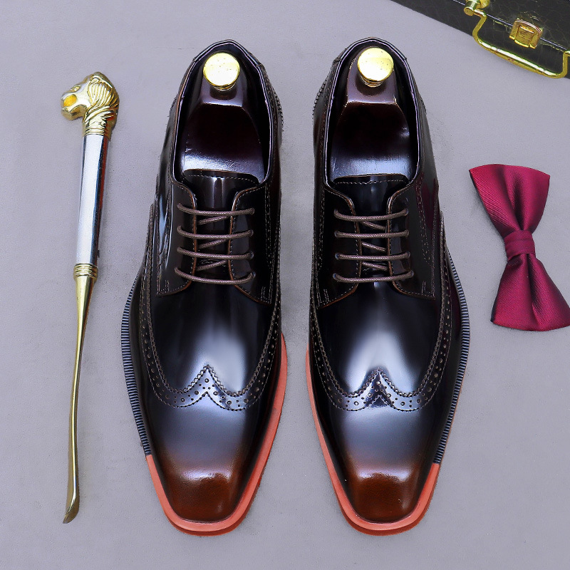 Scarpe Oxford da Uomo in Vera  - Formal Men Daily Wear Footwear recensione e prezzo
