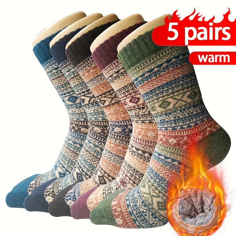 5 paia di calzini invernali re - Sock Garter Men recensione e prezzo